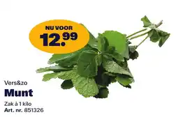 Bidfood Vers&zo Munt aanbieding