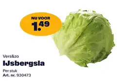 Bidfood IJsbergsla aanbieding