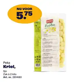 Bidfood Peka Kriel, fijn aanbieding