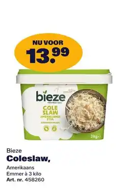 Bidfood bieze Coleslaw aanbieding