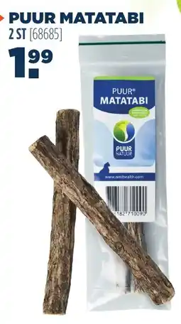 Van der Meer puur matatabi aanbieding