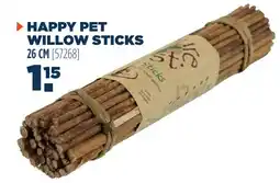 Van der Meer happy pet willow sticks aanbieding