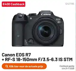 Kamera Express Canon EOS R7 aanbieding