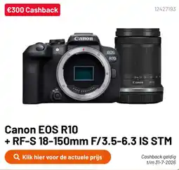Kamera Express Canon EOS R10 aanbieding