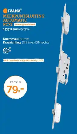 Ivana Ivana meerpuntssluiting automatic pc72 aanbieding