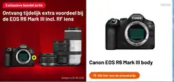 Kamera Express Canon EOS R6 Mark III body aanbieding