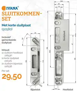 Ivana ivana sluitkomen-set aanbieding
