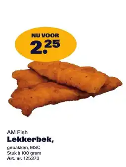 Bidfood AM Fish Lekkerbek aanbieding