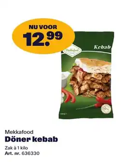 Bidfood Mekkafood Döner kebab aanbieding