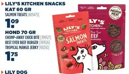 Van der Meer Lily's kitchen snacks kat 60 gr aanbieding