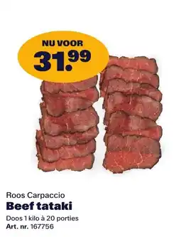 Bidfood Roos Beef tataki aanbieding