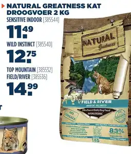 Van der Meer Natural Greatness Kat droogvoer aanbieding