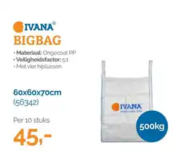Ivana ivana bigbag aanbieding