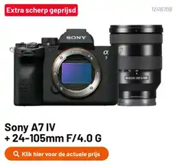 Kamera Express Sony A7 IV + 24-105mm F/4.0 G aanbieding