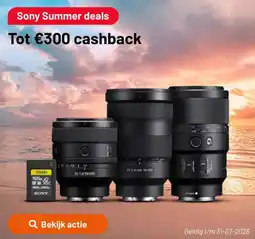 Kamera Express Sony Summer deals aanbieding