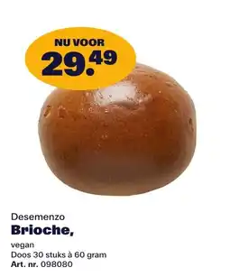 Bidfood Desemenzo Brioche aanbieding