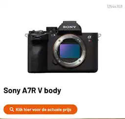 Kamera Express Sony A7R V Body aanbieding
