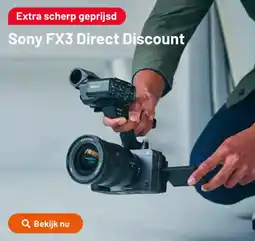 Kamera Express Sony FX3 Direct Discount aanbieding