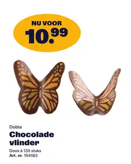 Bidfood Dobla Chocolade vlinder aanbieding