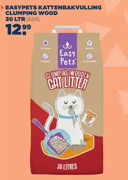 Van der Meer Easy Pets clumping wooden cat litter aanbieding
