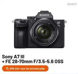 Kamera Express Sony A7 III aanbieding