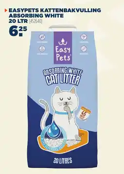 Van der Meer Easy Pets kattenbakvulling absorbing white aanbieding