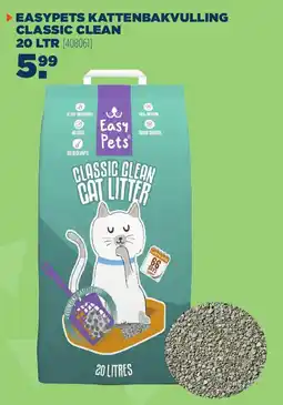 Van der Meer Easy Pets Kattenbakvulling Classic Clean aanbieding