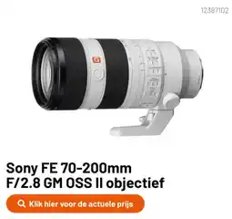 Kamera Express Sony FE 70-200mm F/2.8 GM OSS II objectief aanbieding
