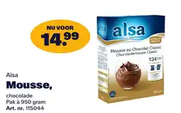 Bidfood Alsa Mousse, chocolade aanbieding