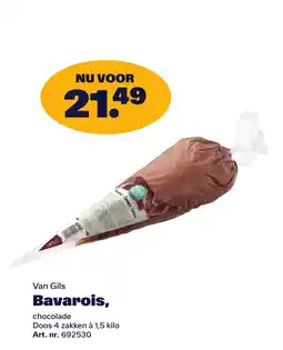 Bidfood Van Gils Bavarois, chocolade aanbieding