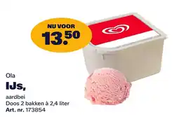 Bidfood Ola IJs aanbieding