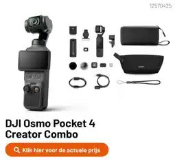 Kamera Express DJI Osmo Pocket 4 Creator Combo aanbieding