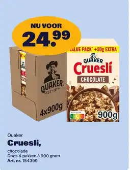 Bidfood Quaker Cruesli aanbieding