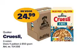 Bidfood Quaker Cruesli aanbieding