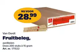 Bidfood Van Oordt Fruitbeleg, aardbeien aanbieding