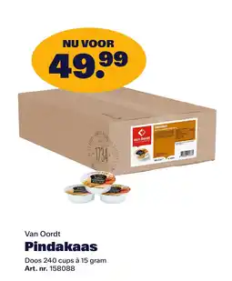 Bidfood Van Oordt Pindakaas aanbieding