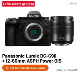 Kamera Express Panasonic Lumix DC-G9II aanbieding