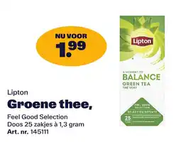 Bidfood Lipton Groene thee aanbieding