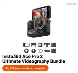 Kamera Express Insta360 Ace Pro 2 Ultimate Videography Bundle aanbieding
