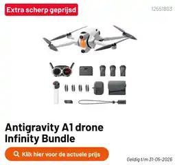 Kamera Express Antigravity A1 drone Infinity Bundle aanbieding