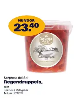 Bidfood Sorpresa del Sol Regendruppels aanbieding