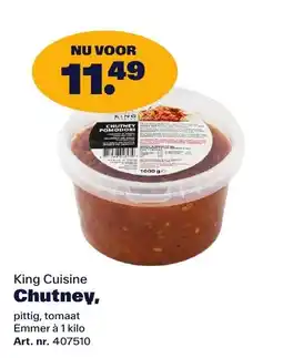 Bidfood King Cuisine Chutney aanbieding