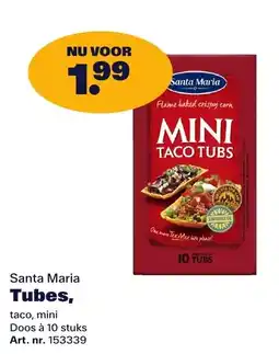 Bidfood Santa Maria Tubes, taco, mini aanbieding