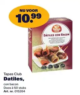 Bidfood Tapas Club Datiles, con bacon aanbieding