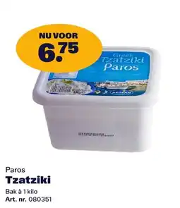 Bidfood Paros Tzatziki aanbieding