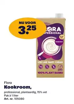 Bidfood Flora Kookroom aanbieding