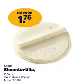 Bidfood Salud Bloemtortilla aanbieding