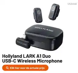Kamera Express Hollyland LARK A1 Duo USB-C Wireless Microphone aanbieding