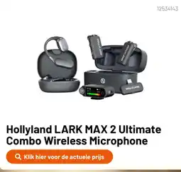 Kamera Express Hollyland LARK MAX 2 Ultimate Combo Wireless Microphone aanbieding