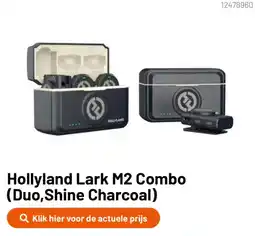 Kamera Express Hollyland Lark M2 Combo (Duo,Shine Charcoal) aanbieding